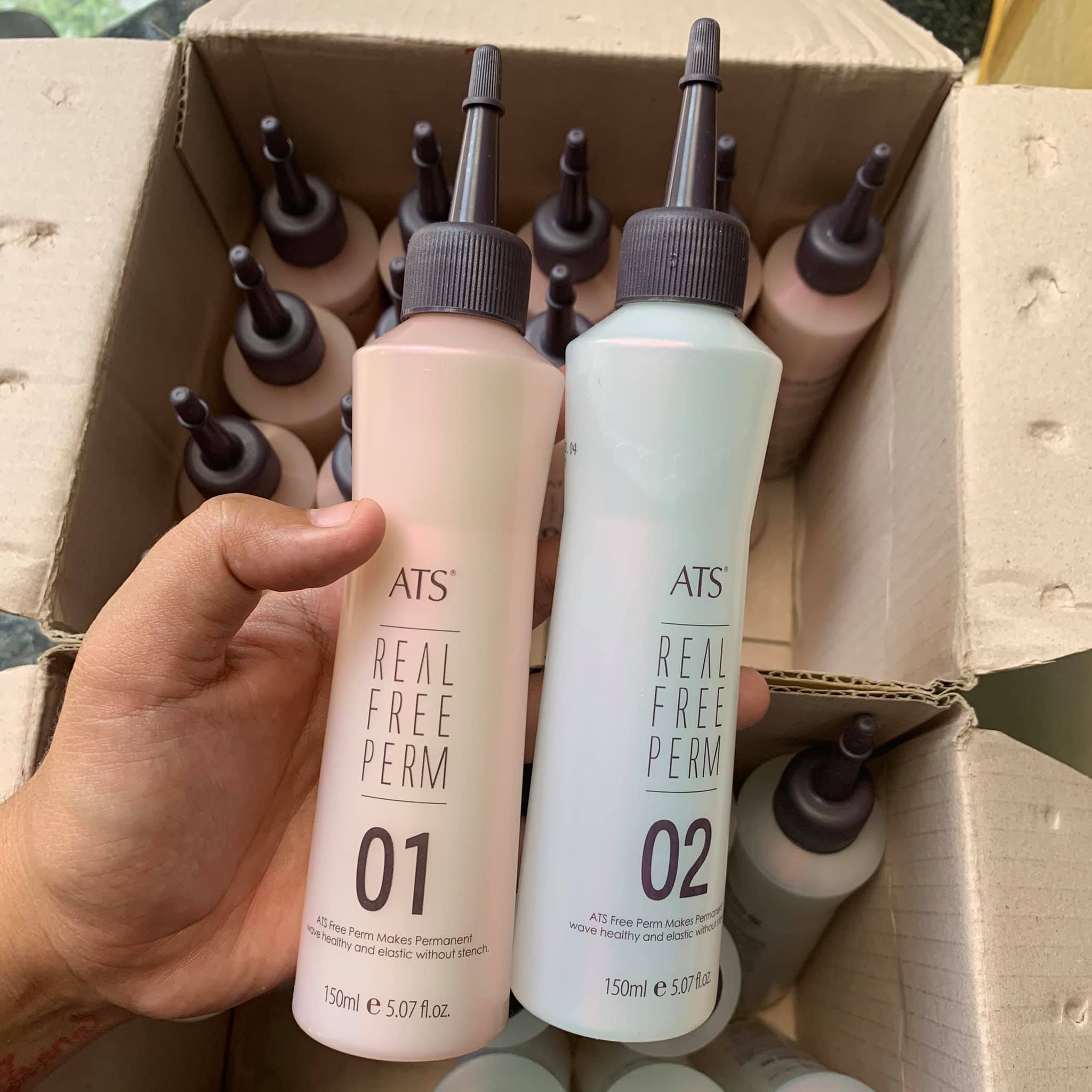 [HCM]Dung Dịch Uốn Nguội Ats Real Free Perm 150Ml