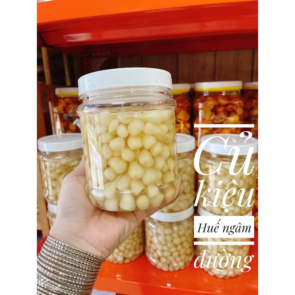 Cụ Kiệu huế ngâm chua ngọt Hủ 500gr