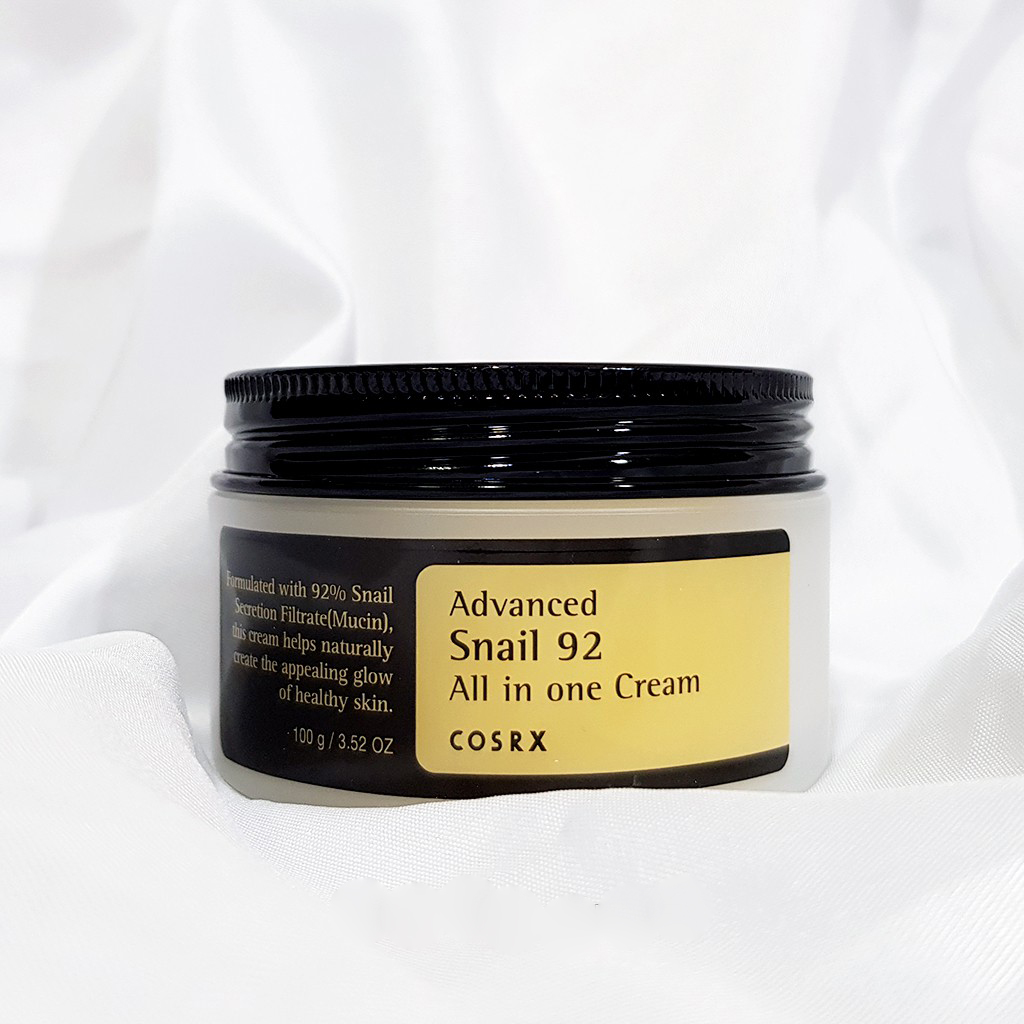 Kem Dưỡng, Làm Dịu, Dưỡng Sáng Da Cosrx Advanced Snail 92 All In One, Hyaluronic Acid Intensive Cream
