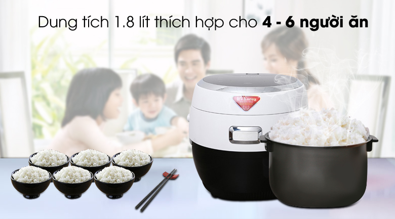 Nồi cơm điện tử Cuckoo 1.8 lít CR-1010F- Hàng trưng bày