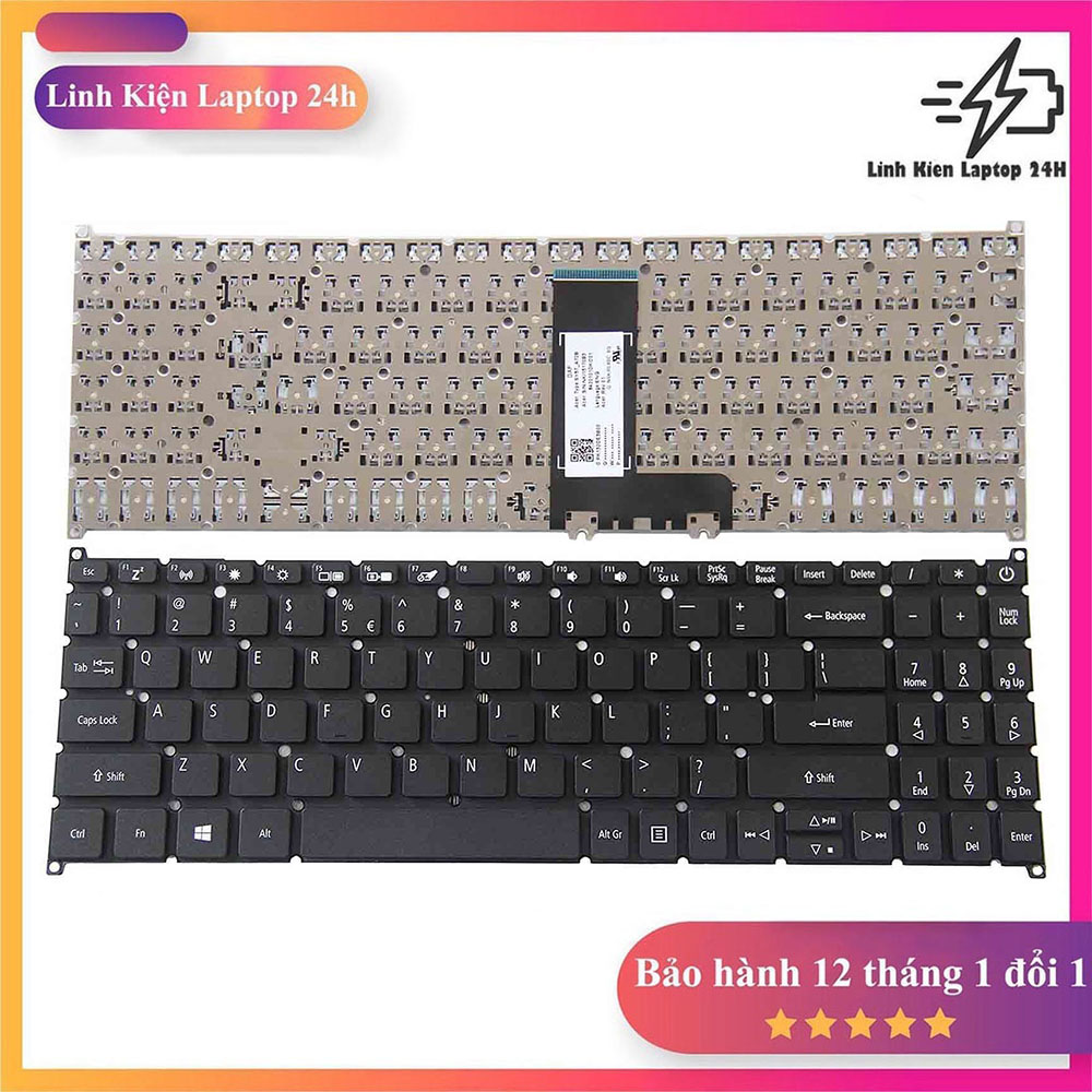 Bàn phím laptop acer aspire 3 a314-21, a314-32, a314-33, a315-22, a315-23, a315-34, a315-41, a315-42, a315-54