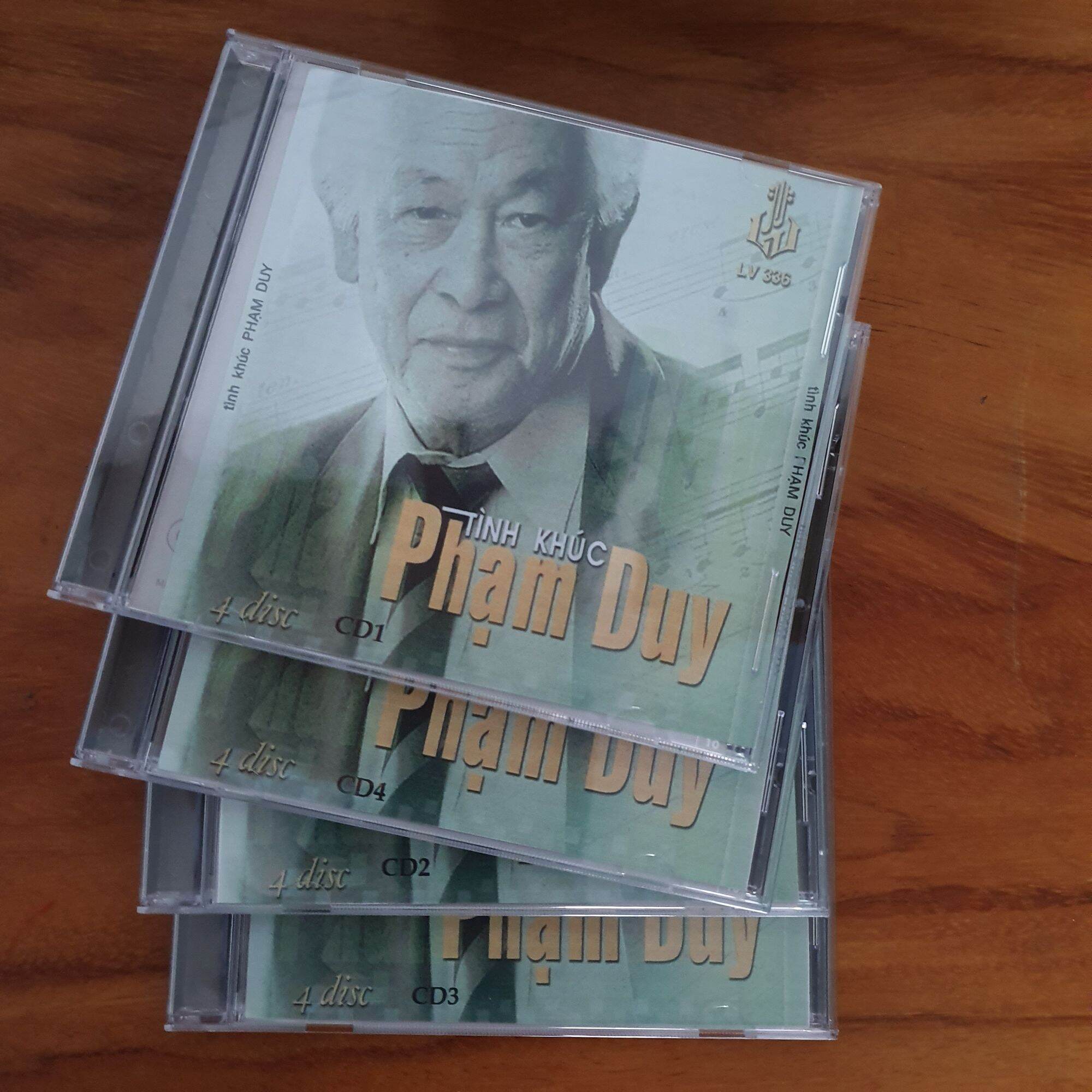[MDCD] Đĩa CD Tình Khúc Phạm Duy - 4 CD
