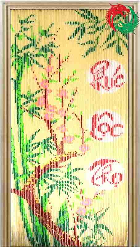 Màn hạt nhựa Nội thất Công ty Hai Con Rồng (Door Curtain) Code 836 Phúc Lộc Thọ