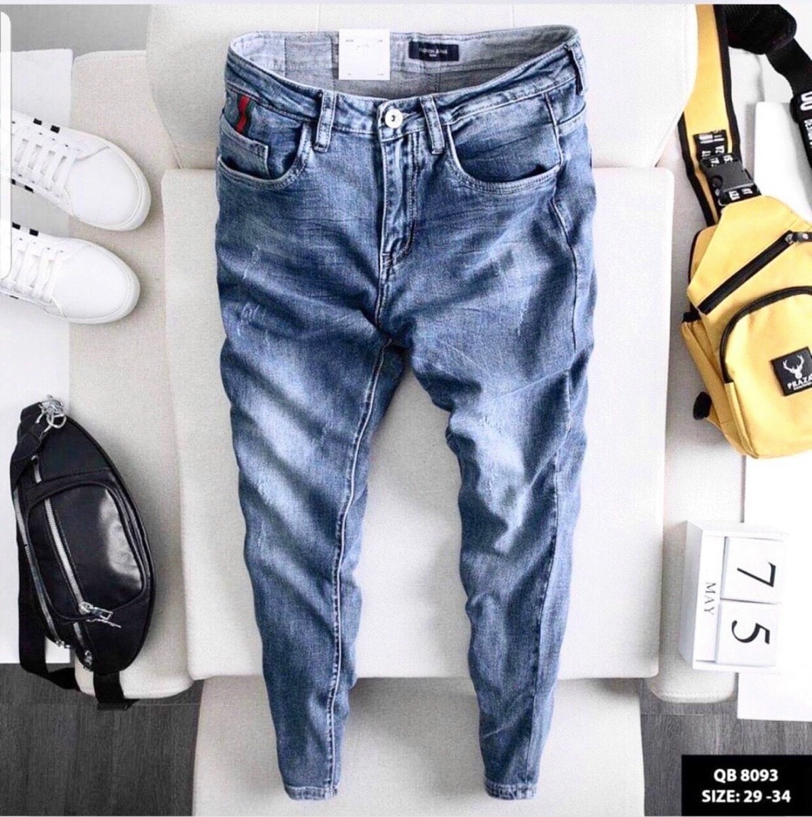 [HCM][mẫu mới] Quần jean nam mẫu mới chất bò co giãn siêu HOT phong cách trẻ trung năng động hàng cao cấp thời trang Binstore94 BS450