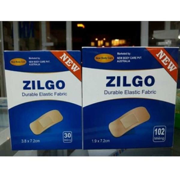 Băng keo Cá Nhân Y Tế Cá Nhân Zilgo Hộp 30 Miếng