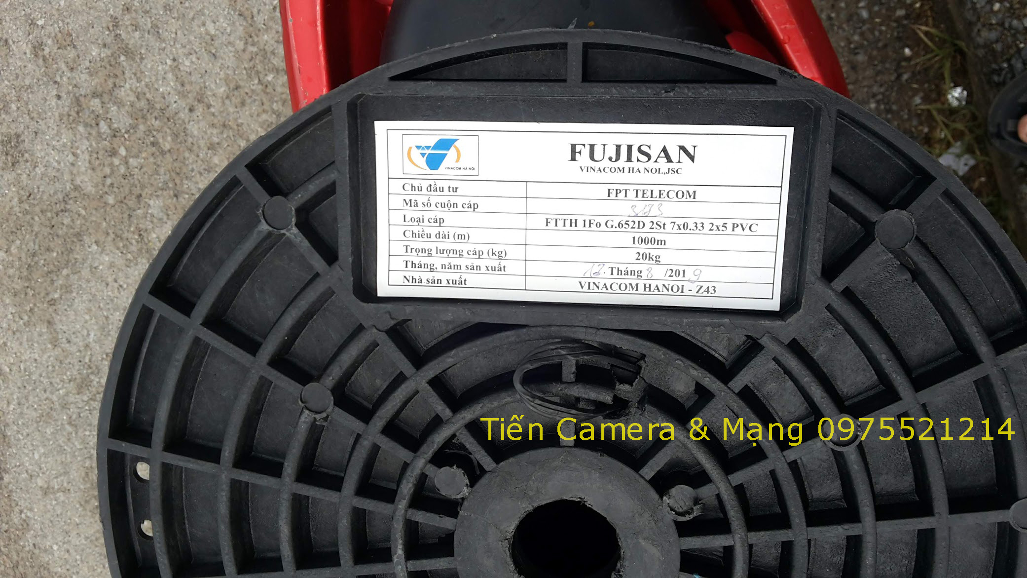 400 m Dây Cáp Quang Bấm Sẵn 2 Đầu, 1 FO