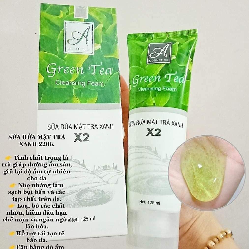 [HCM]sữa rữa mặt trà xanh X2