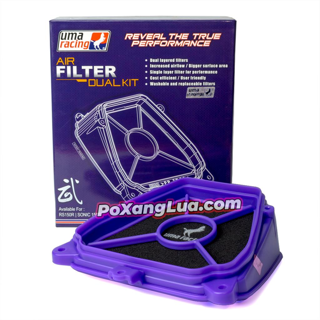 Lọc gió Winner 150 và Sonic 150 - Uma Racing
