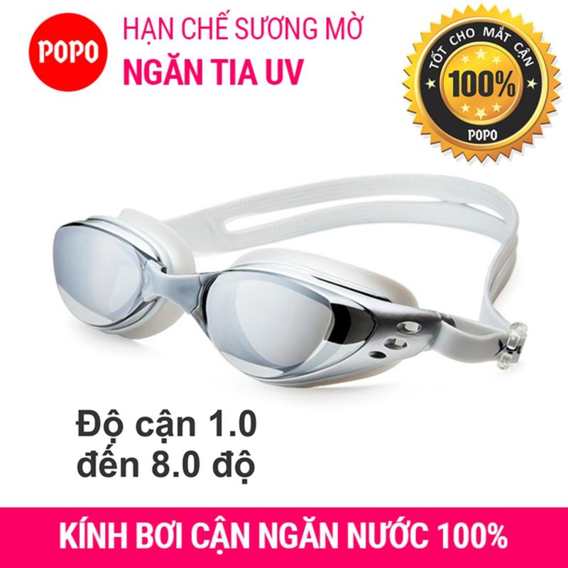 Kính bơi cận 610 độ cận 1.5 độ đến 8.0 độ, kính bơi cho người cận thị mắt kính chống UV, chống sương mờ 610Bac