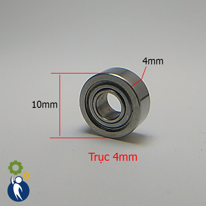 Vòng bi trục 4mm 4x10x4mm mr104zz