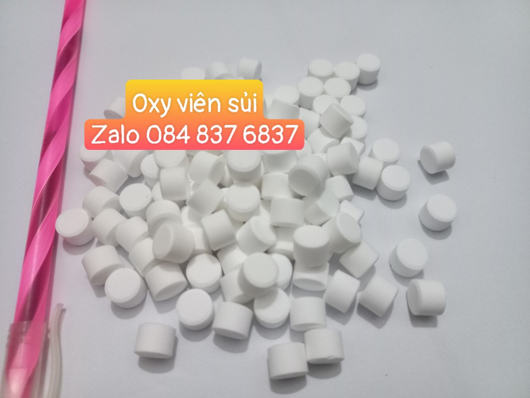 (Freeship 20k đơn từ 49k) Oxy viên 1Kg, viên oxy cung cấp oxy cho tôm cá, viên sủi oxy tác dụng trong 5 giờ