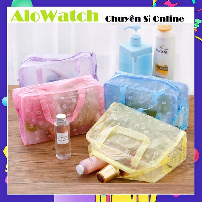 [Bán Sỉ] TÚI MỸ PHẨM HOA CÚC SIÊU CUTE AloWatch