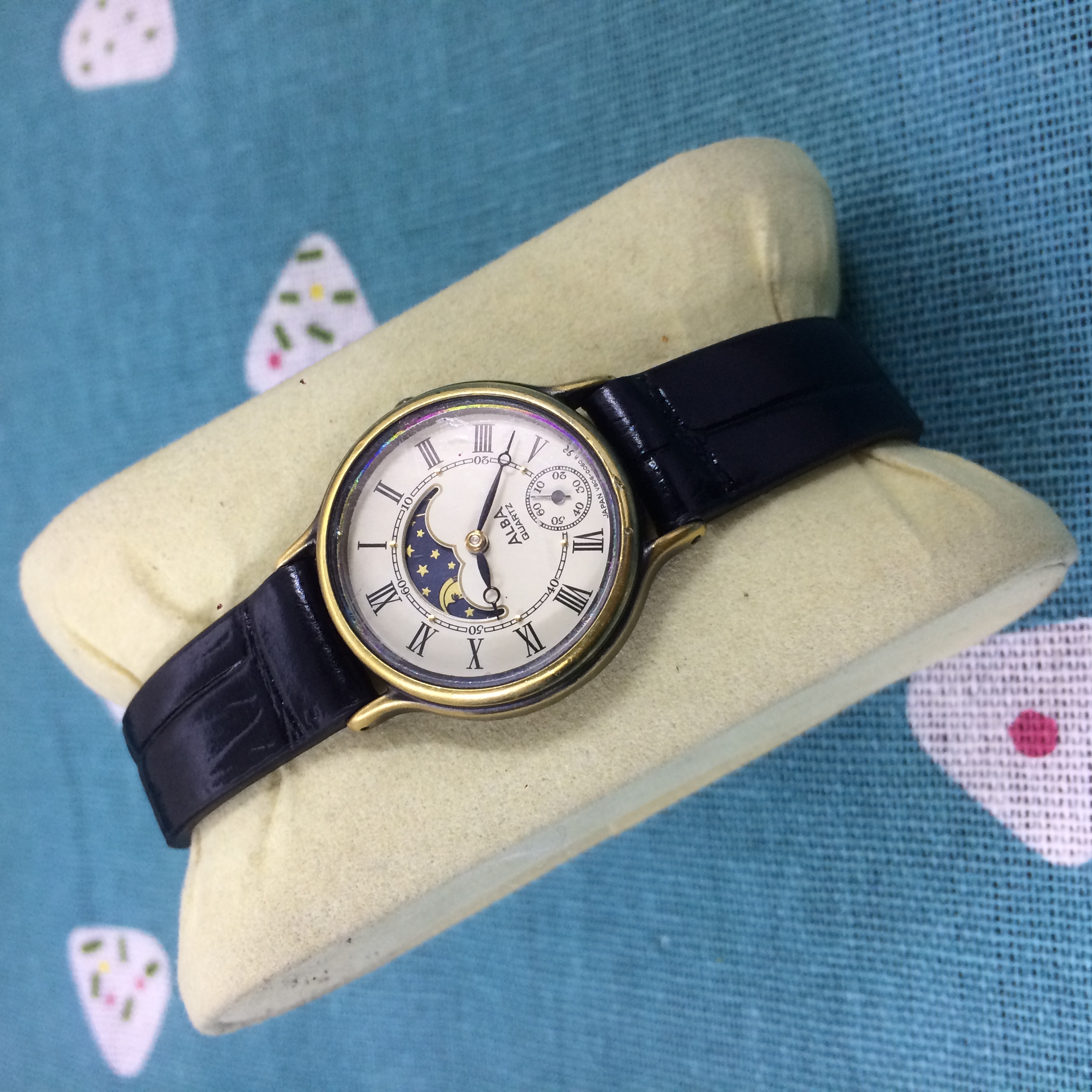Đồng hồ nữ Alba trăng sao ngày Moon Phase