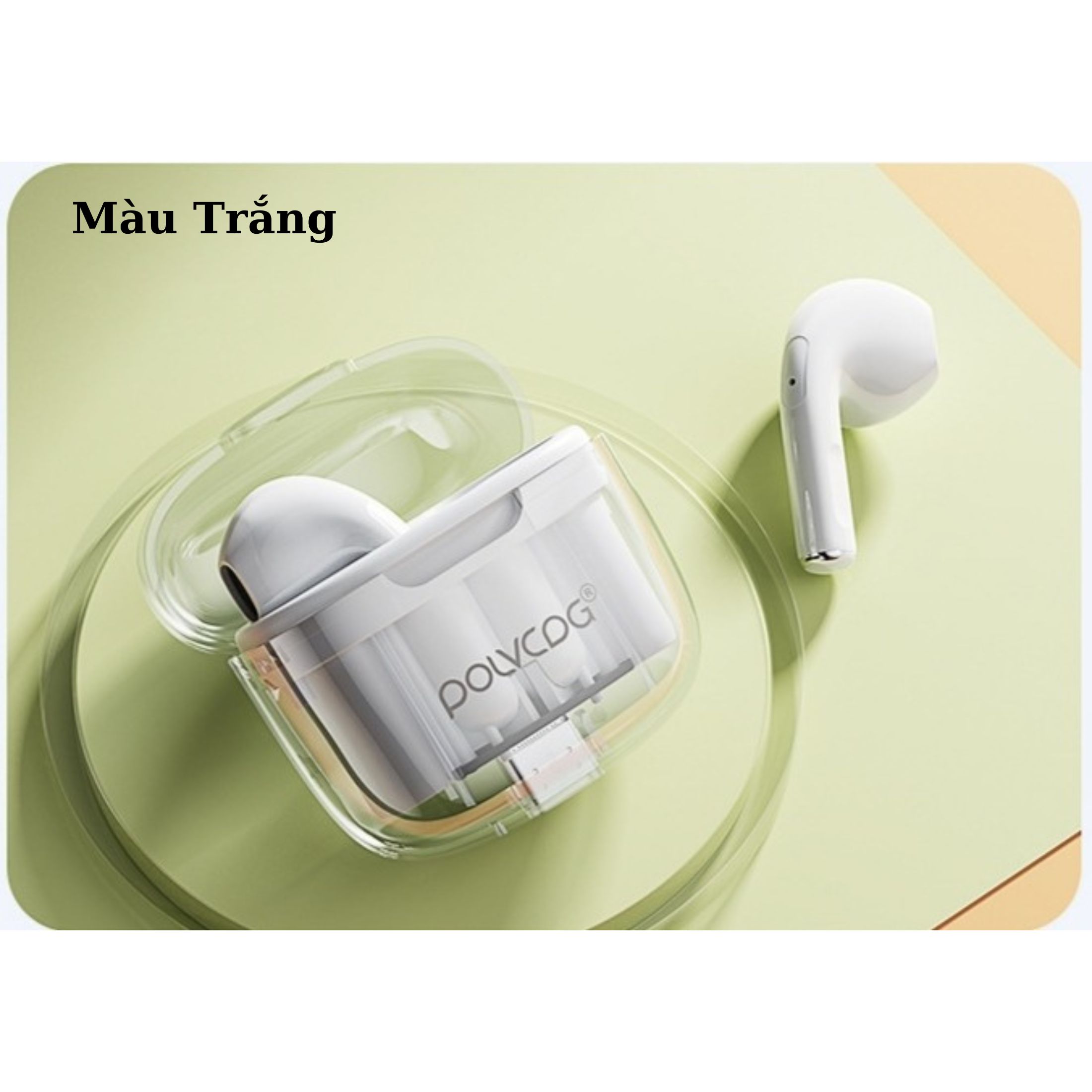 Tai Nghe Bluetooth Chính Hãng Có Mic Bluetooth Công Nghệ Giảm Tiếng Ồn Thế Hệ Mới Tai Nghe Nhét Tai Không Dây Hộp Đựng Trong Suốt Cảm Ứng Vân Tay Âm Thanh Trung Thực Pin Siêu Trâu Chống Nước Chống Mồ Hôi