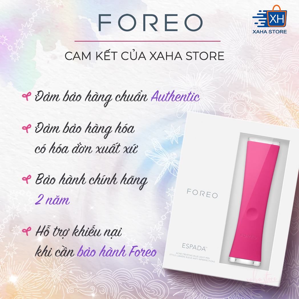 [Hoàn Tiền MAX] FOREO Espada / FOREO Espada 2 - máy diệt mụn bằng ánh sáng xanh - Chuẩn Authentic