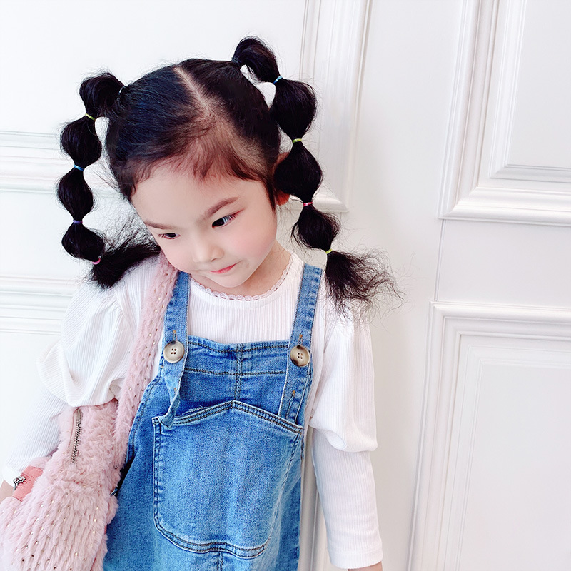 [HCM]Set 1000 dây thun buộc tóc kèm túi zip - UniLabel