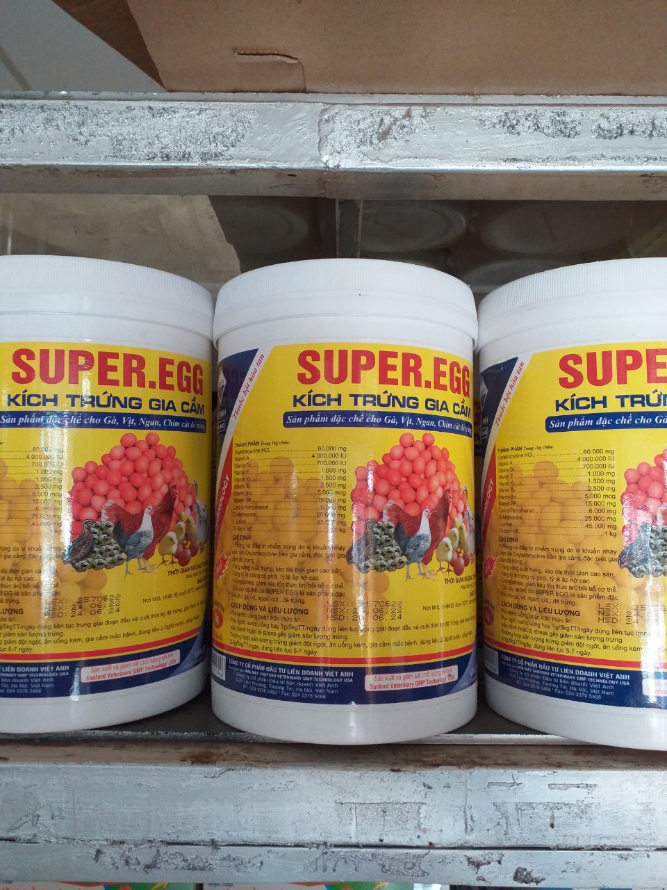 Super egg - kích trứng gia cầm 1kg