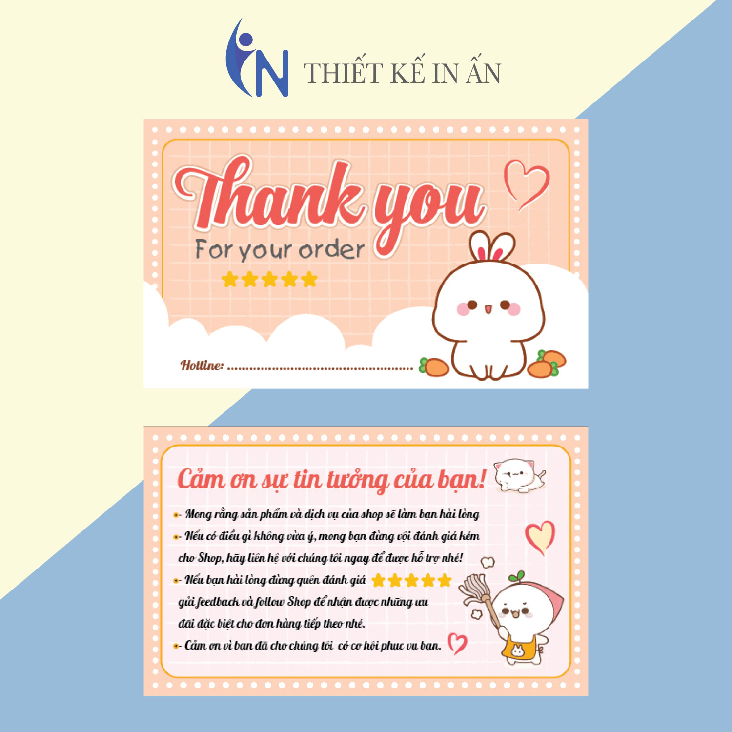 Hcm Th C M N Thi P C M N Thankyoucard In Gi R Cho Shop B N H Ng Online B A C Ng C N