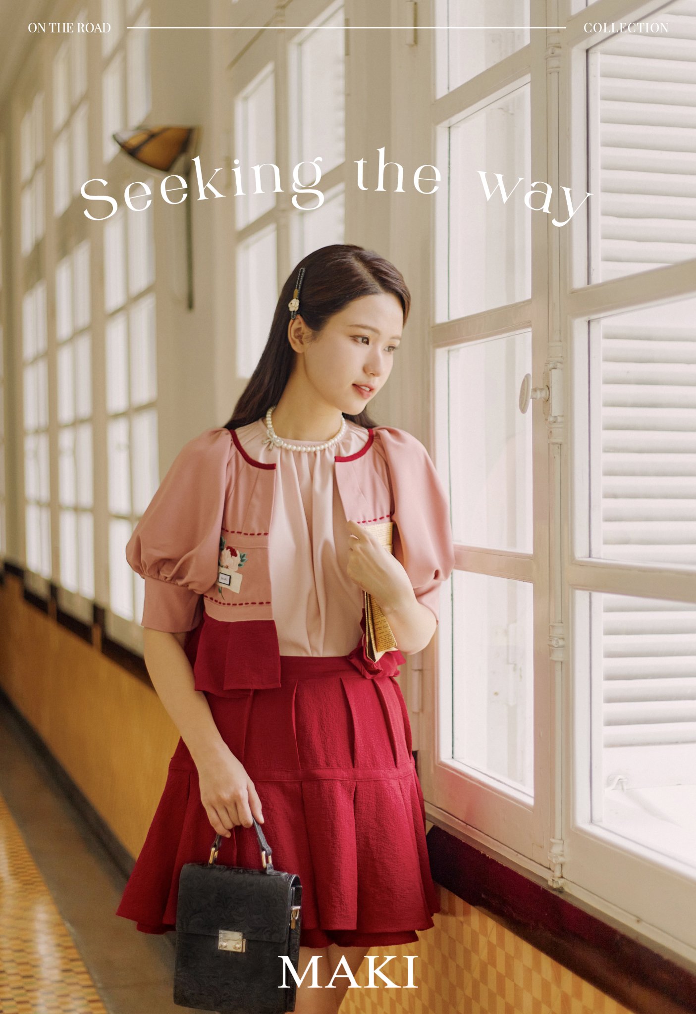 MAKI - Yuuki Skirt - Chân váy đỏ