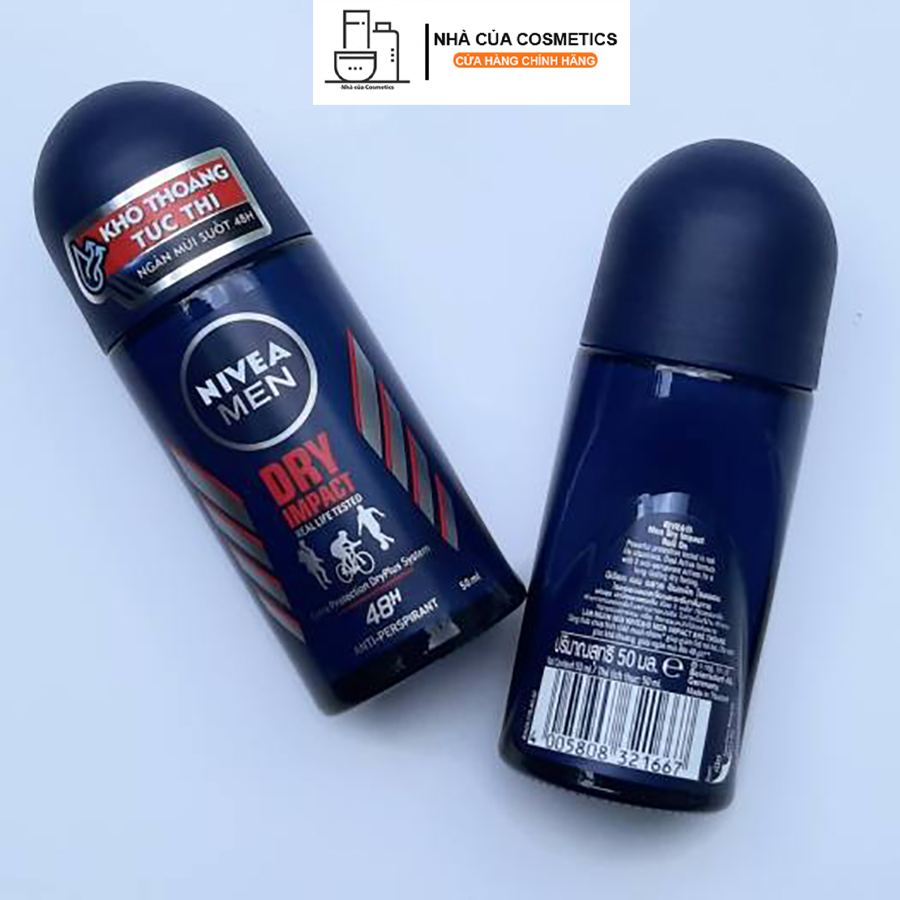 Lăn Ngăn Mùi Nam Khô Thoáng Nivea 50ml