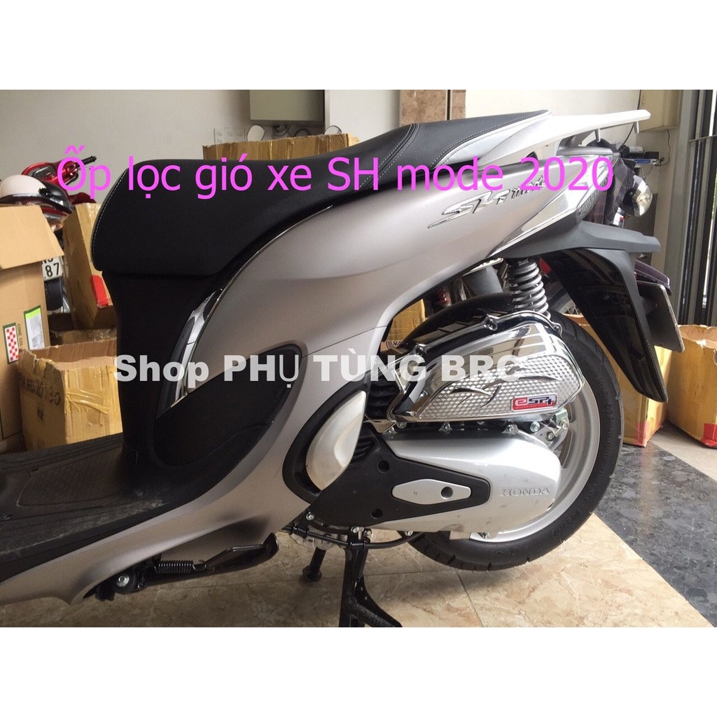 Ốp lọc gió ( pô e) mạ CROM xe SH mode 2020 2021