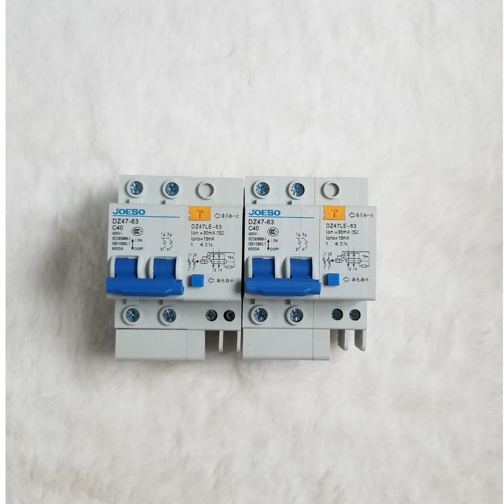 aptomat chống giật 2 pha 16A-32A-63A