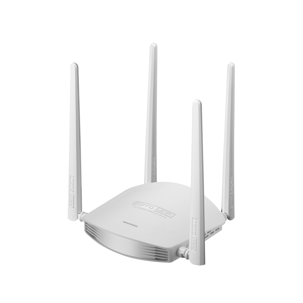 [HCM]Router Wi-Fi TOTOLINK 600Mbps N600R (Trắng) - Hãng phân phối chính thức