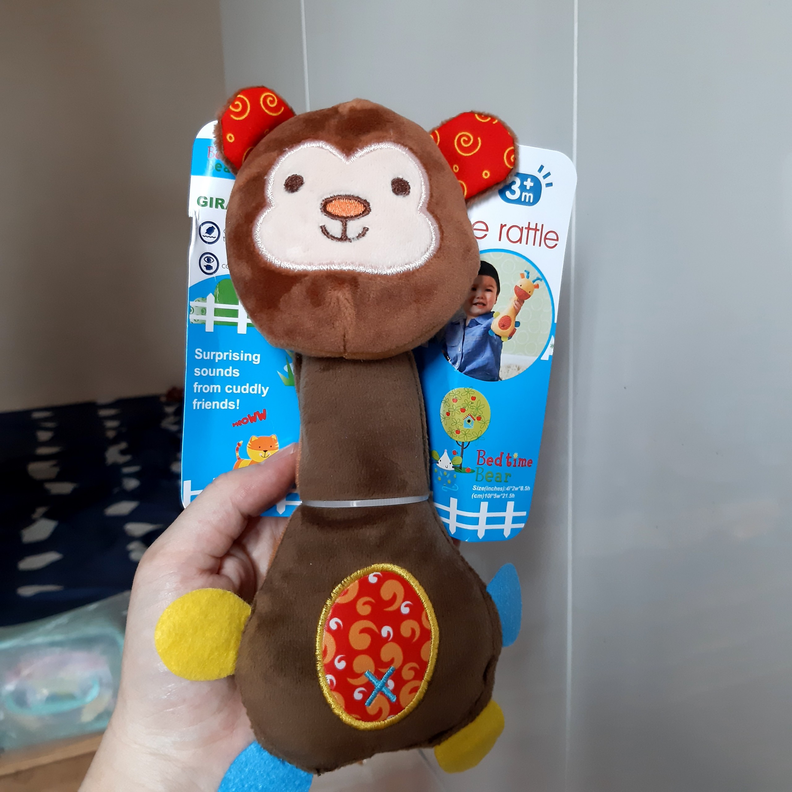 Thú bông cầm tay cho bé đồ chơi chút chít tct02