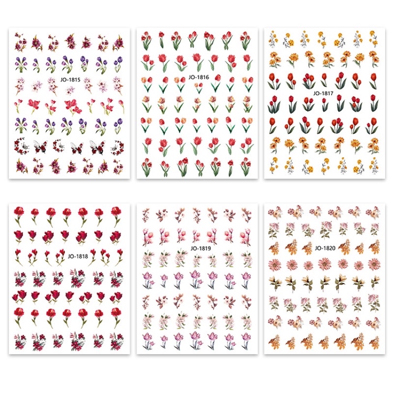 Sticker hoa mã jo 1815-1820