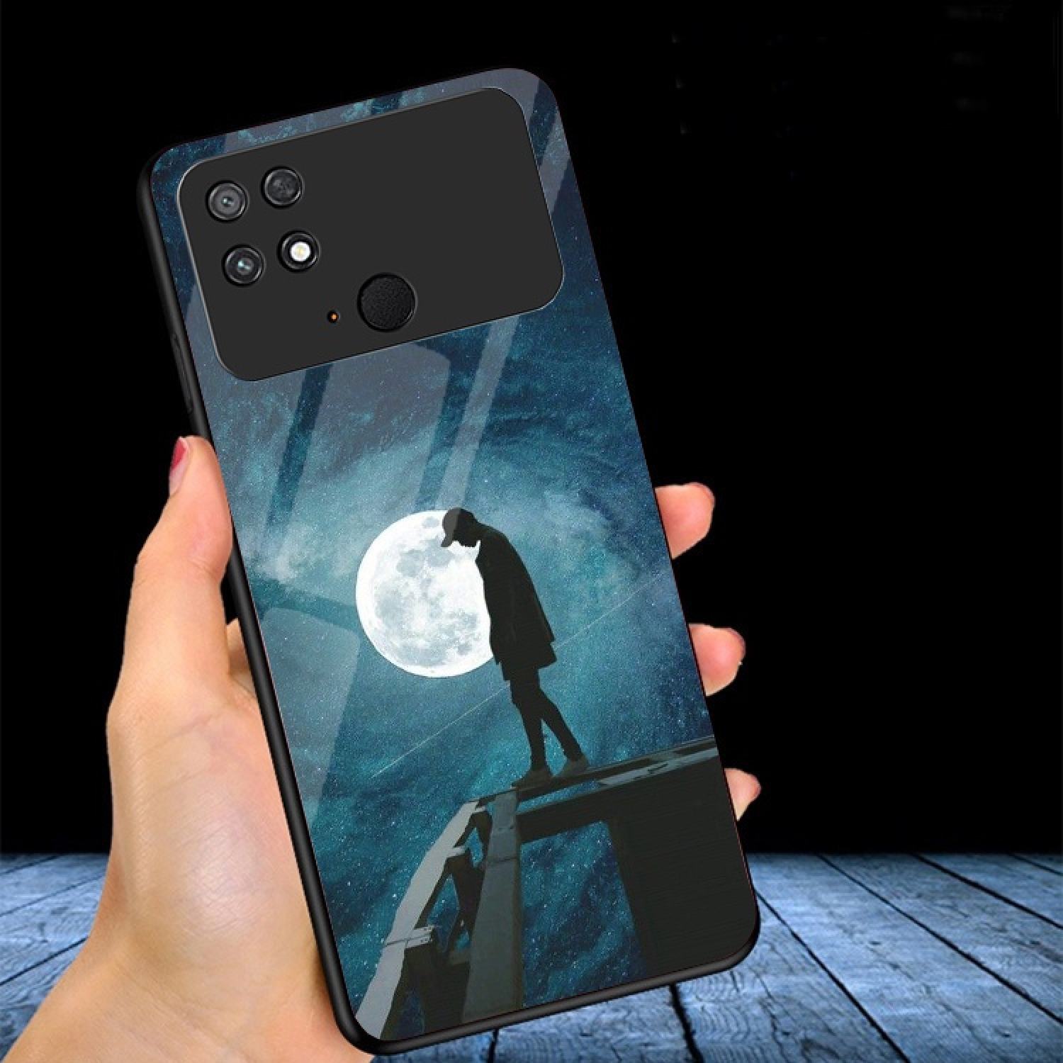 Ốp Lưng XIAOMI POCO C40 mặt kính gương bóng