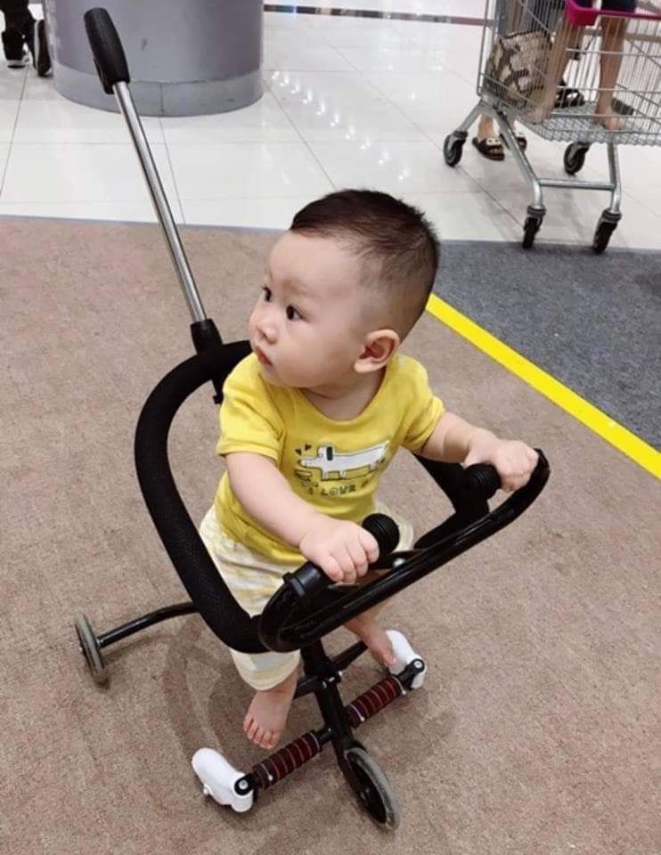 XE ĐẨY 5 BÁNH GẤP GỌN