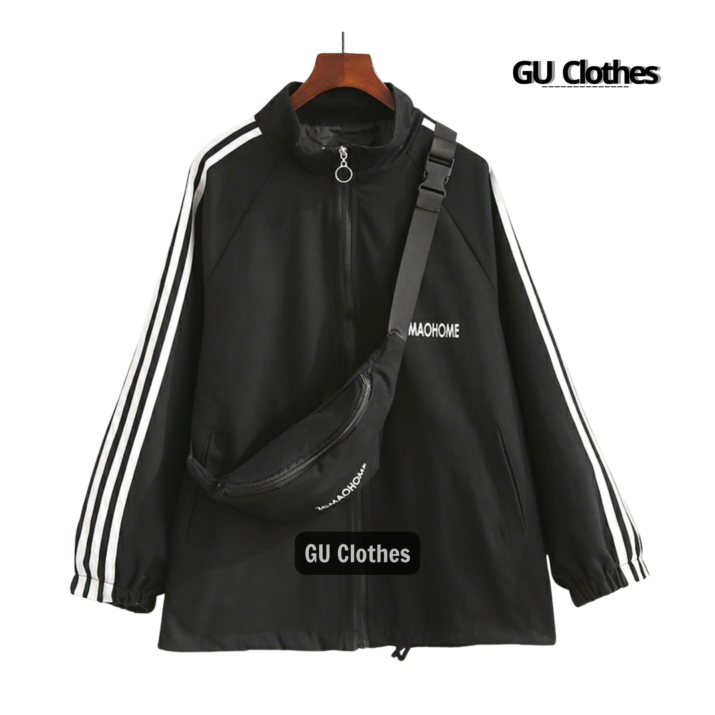 Áo Khoác Gió Túi Chéo Thể Thao GU Clothes