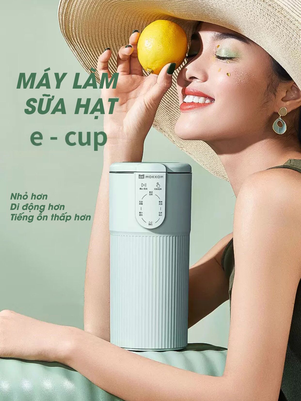 Máy Làm Sữa Hạt Mini Mokkom