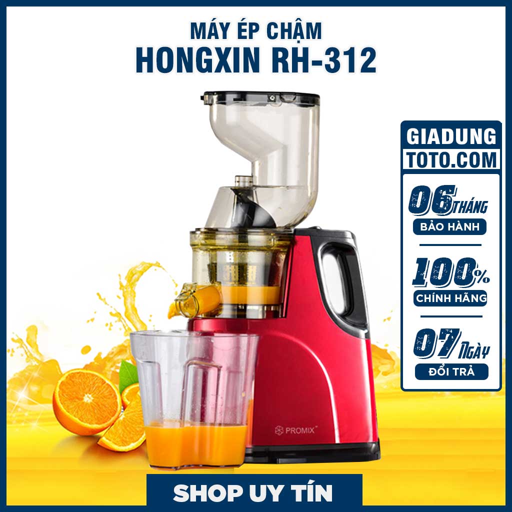 Máy ép chậm hoa quả Hongxin RH-312, ép rau củ hoa quả, máy ép chậm trái cây