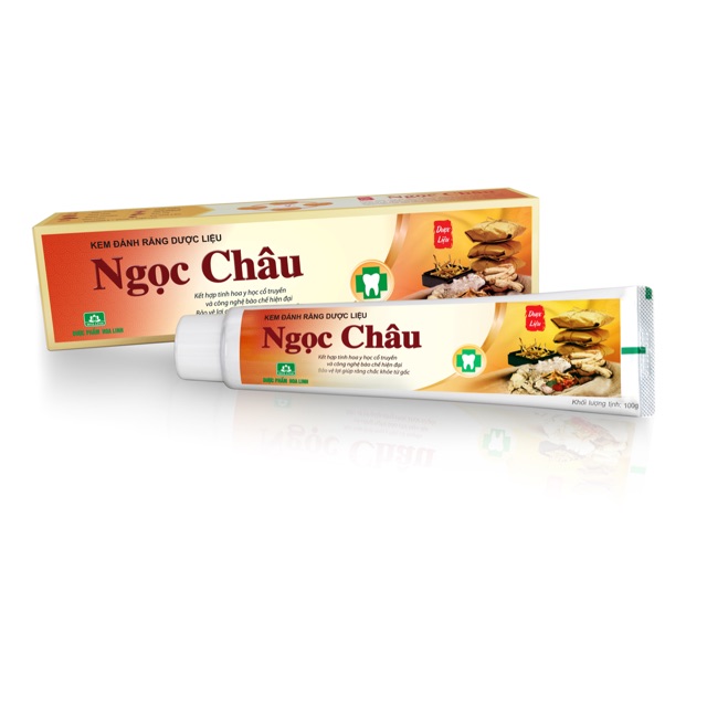 Kem đánh răng dược liệu Ngọc Châu 100g