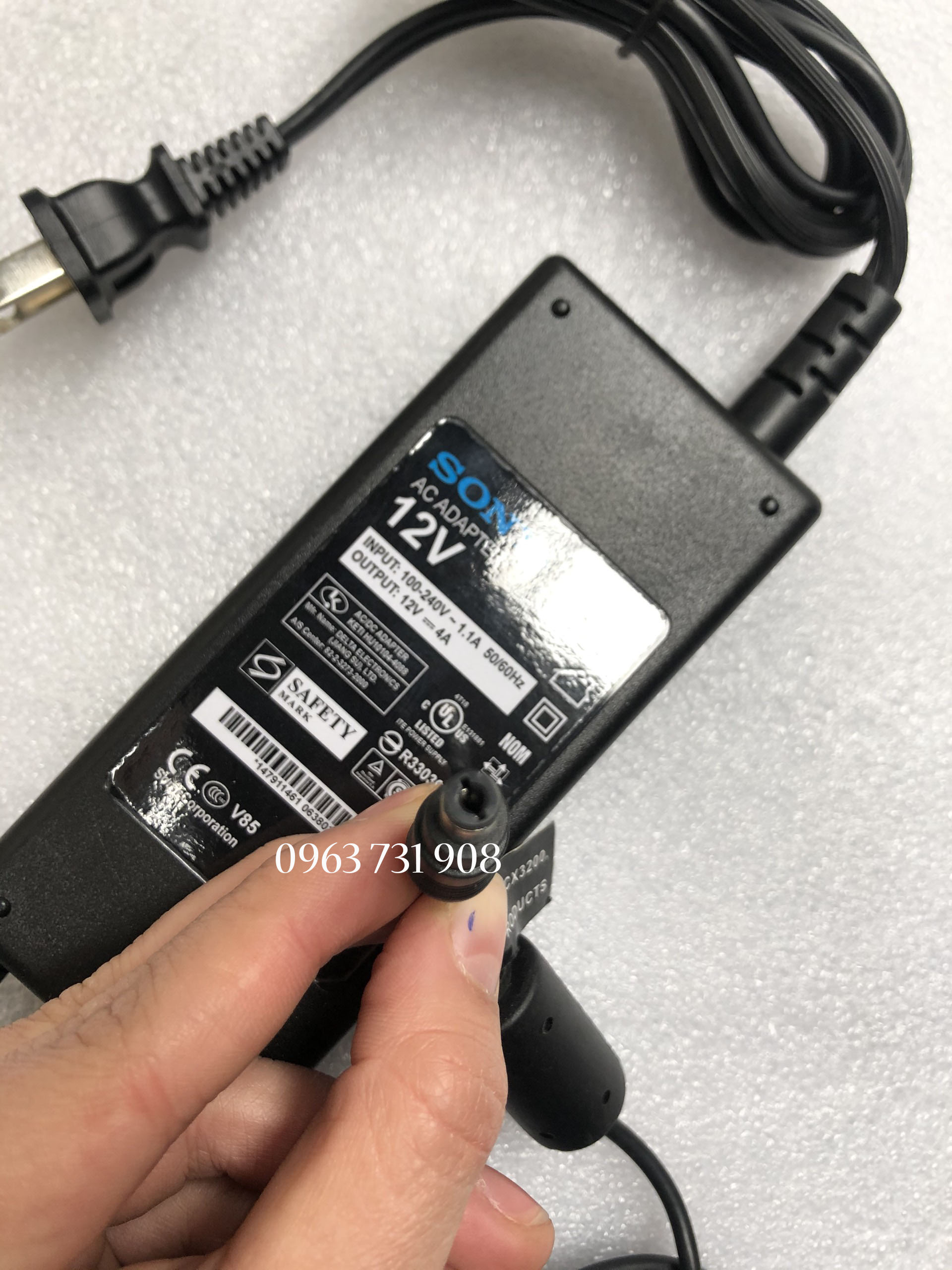 Adapter nguồn Sony 12V 5A bảo hành 12 tháng