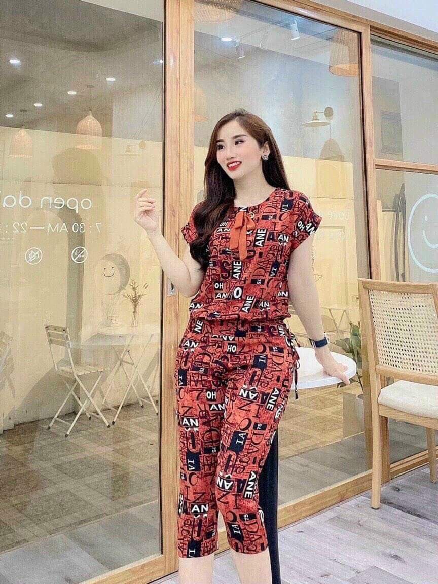 Đồ bộ dài, set ngủ dài, pizama mặc nhà, chất lụa hàn.