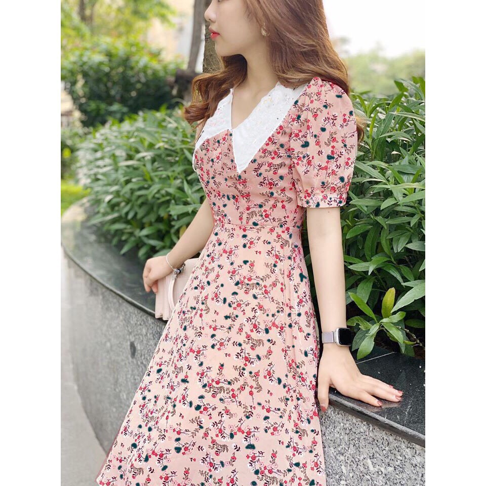 [HCM]Đầm nữ - Đầm hoa nhí dễ thương