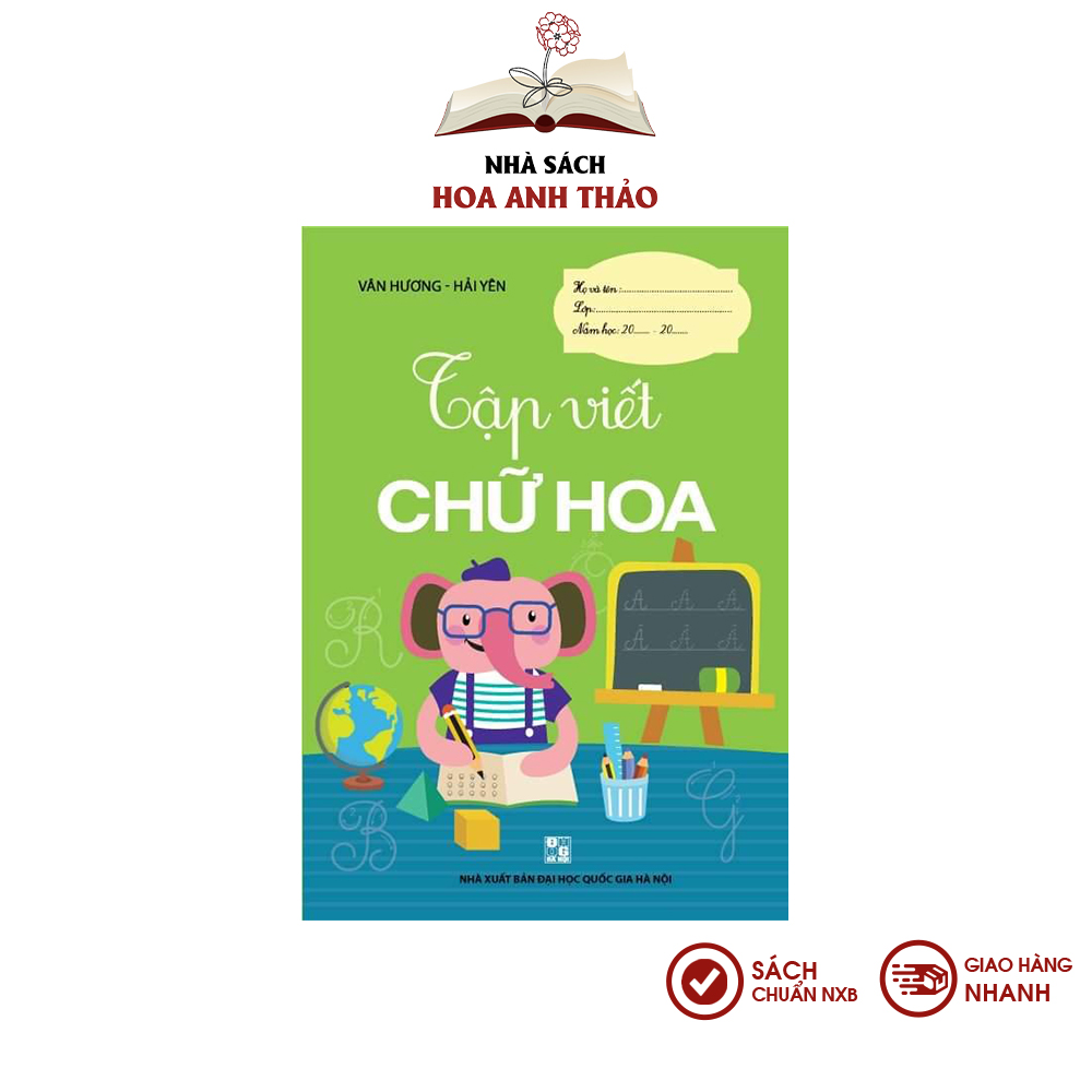 Sách - Tập viết chữ hoa luyện viết cho bé