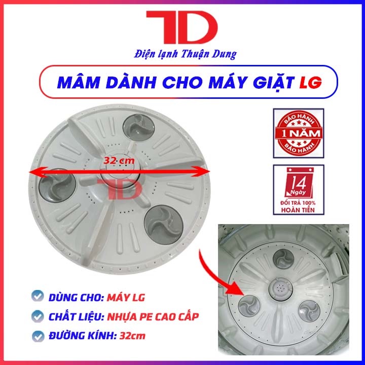 Mâm Máy Giặt LG 32 cm - Điện Lạnh Thuận Dung