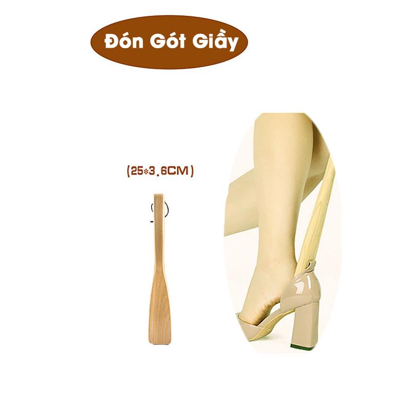 Đón Gót Giày Gỗ Thông Nguyên Khối  - 40cm