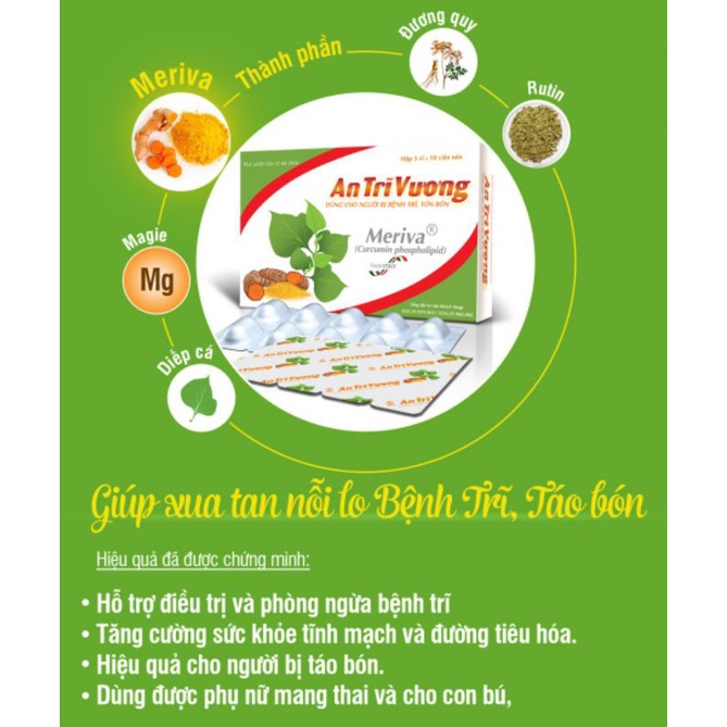 COMBO An Trĩ Vương ( Viên Uống + Gel Bôi )