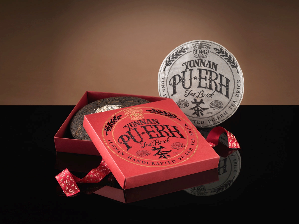 Trà TWG Tea - Yunnan Pu-Erh Tea Brick (357g) | Trà Đen