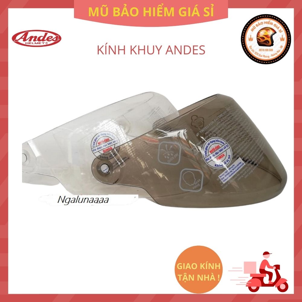 Kính mũ bảo hiểm SUNDA 555/ ANDES 555, ASIA MT120/ CHITA CT34/ CẰM INDEX..:kính thay thế