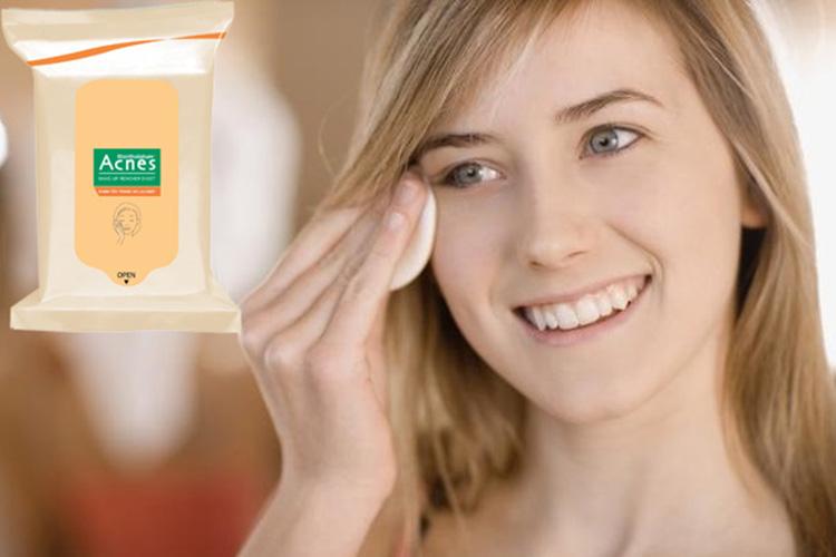 Khăn Giấy Tẩy Trang Acnes ROHTO 20 Miếng