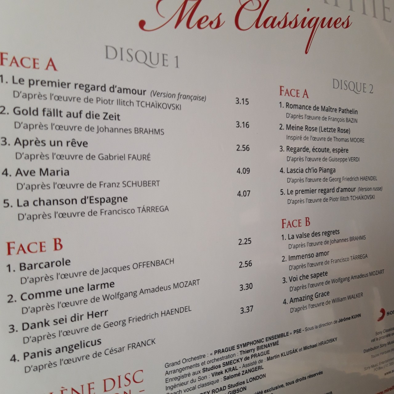 [HCM]Đĩa than nhạc Pháp - Mireille Mathieu - mes classiques - New vinyl record