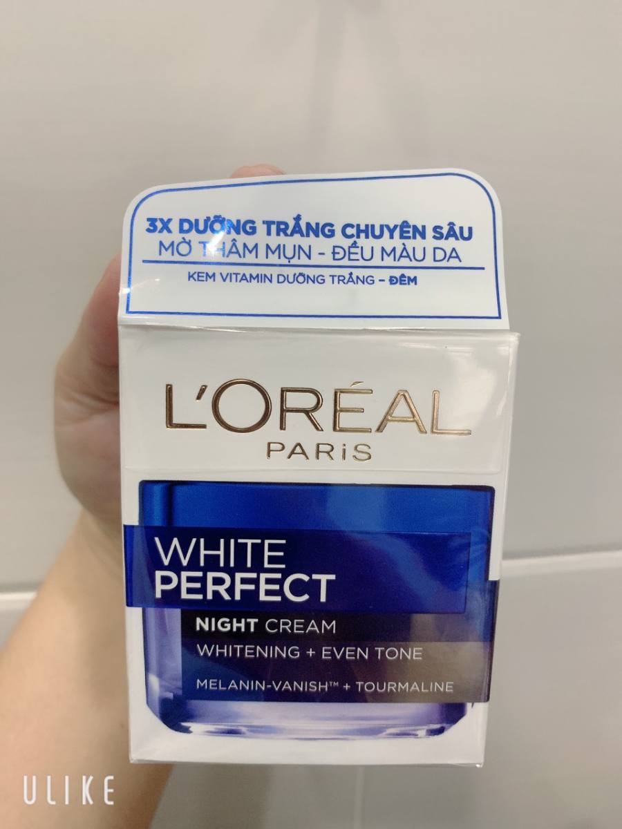 Kem dưỡng da trắng mượt đều màu ngày và đêm LOreal Paris White Perfect