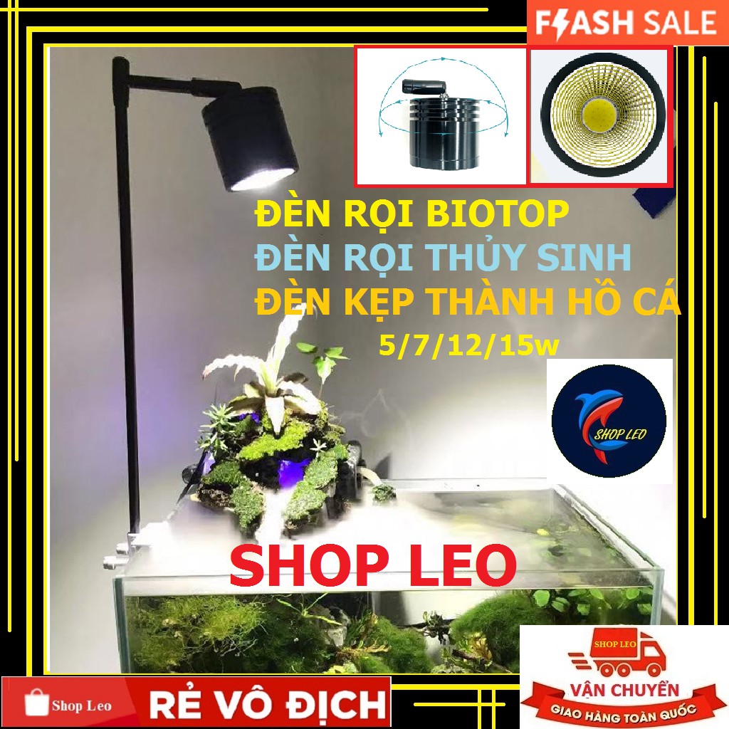 Đèn rọi biotop - đèn bán cạn - đèn bể cá thủy sinh - hồ cá cảnh - phụ kiện thủy sinh -shopleo - đèn hồ cá cảnh - bể thủy sinh