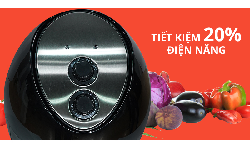 [HCM]Nồi chiên không dầu MISHIO MK41 (4.4 lít)
