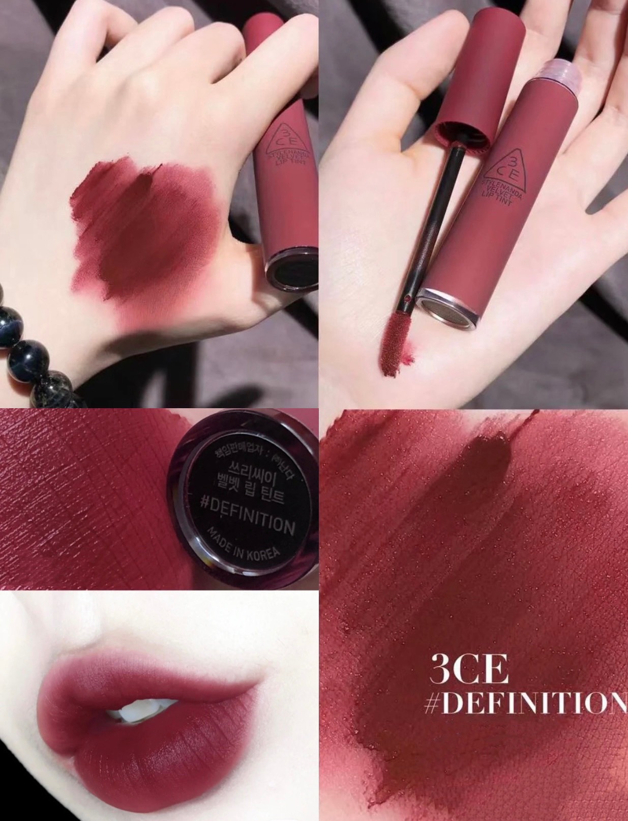 Son Kem 3CE Velvet Lip Tint 4g